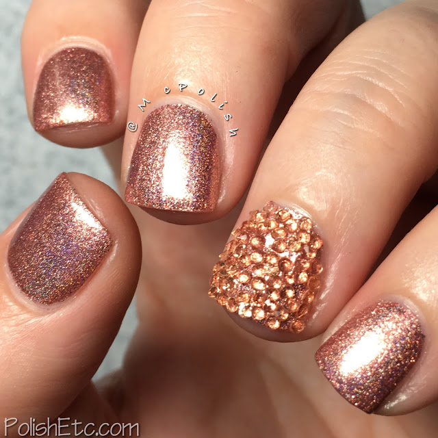 Cirque Colors Himalayan Pink and Born Pretty Store Gems - McPolish