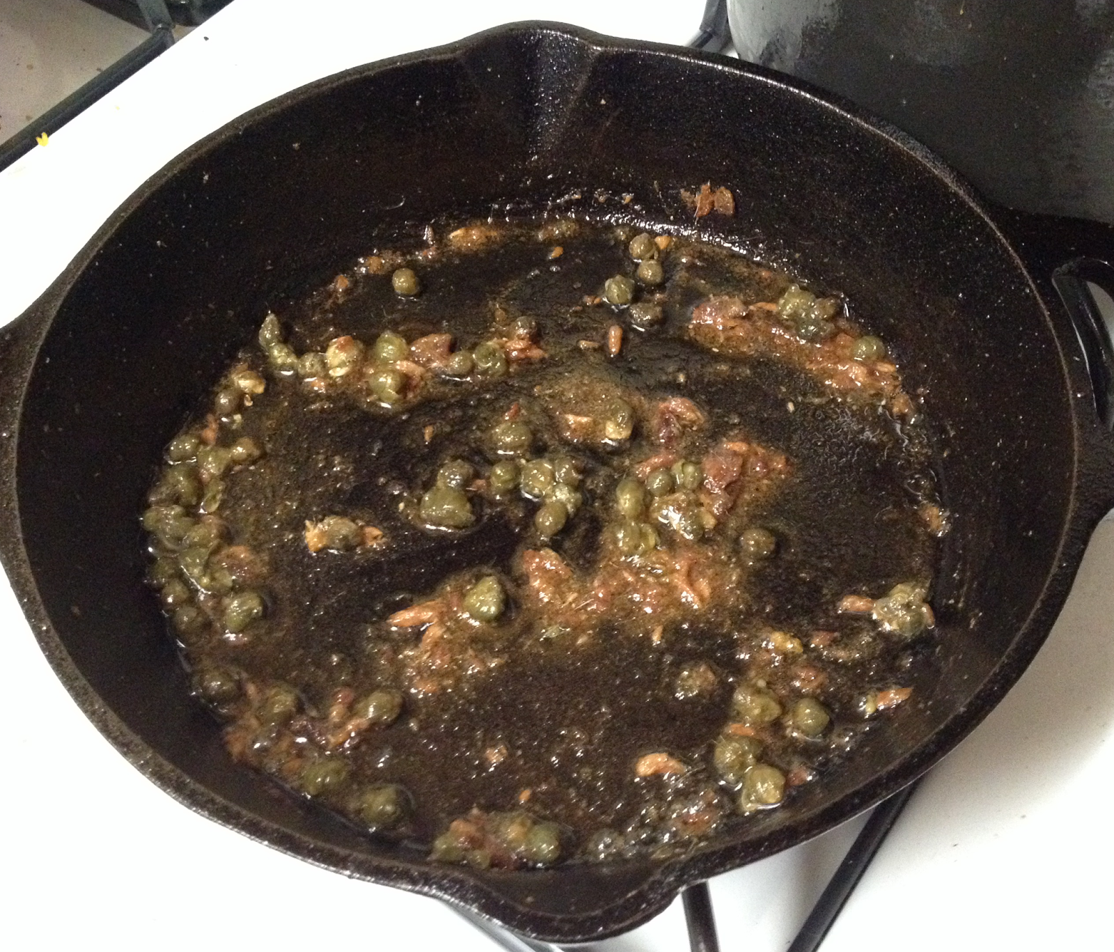 Seared Lamb Chops with Anchovies, Capers and Sage