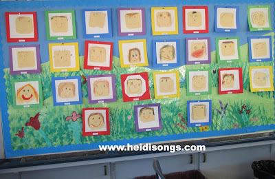 self portrait, drawing, art, kindergarten, tk, first week of school