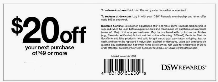 Dsw Printable Coupons May 2018