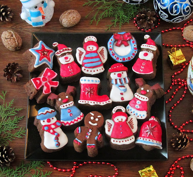 Рождественские кексы на красном вине