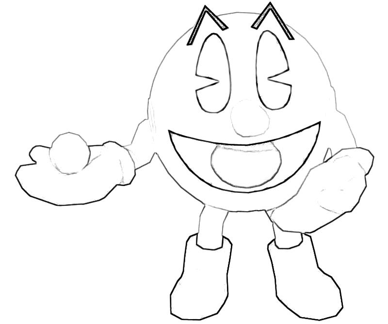 pacman printable coloring pages - photo #11