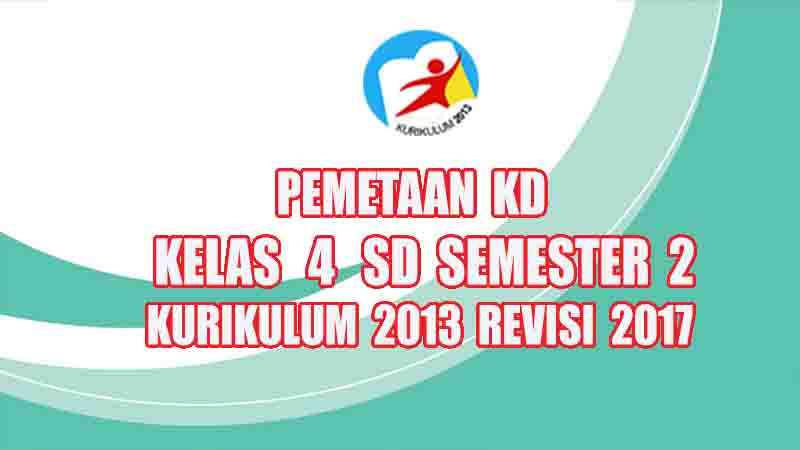 Pemetaan KD Kelas 4 SD Semester 2 Kurikulum 2013 Revisi
