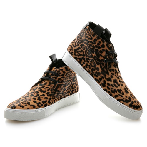 i will die without shoes: ysl aw11 desert boots in leopard print pony hair
