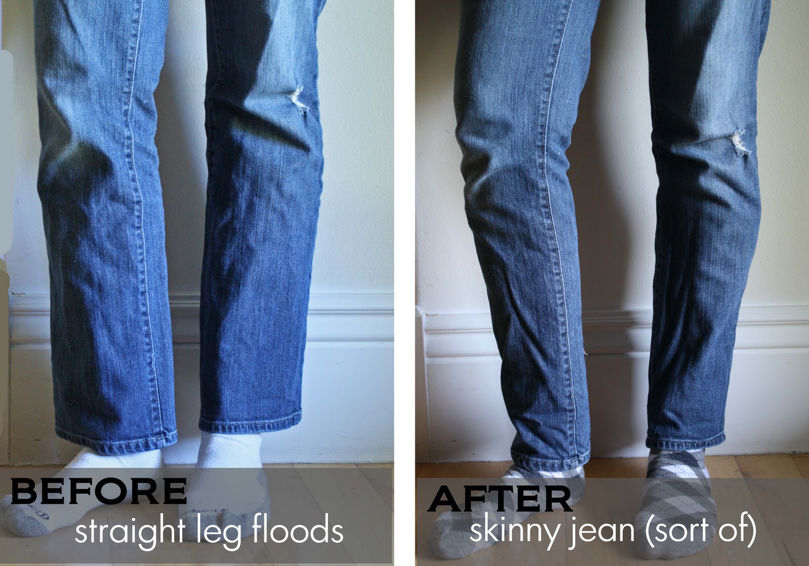 straight skinny jeans
