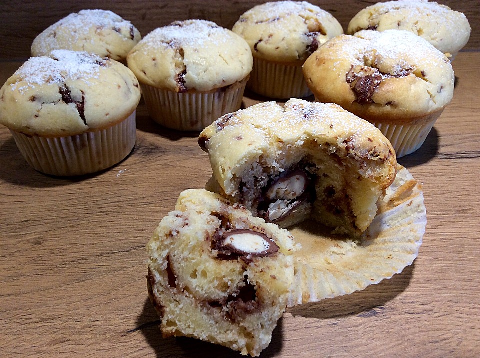 Kinderschokolade Muffins