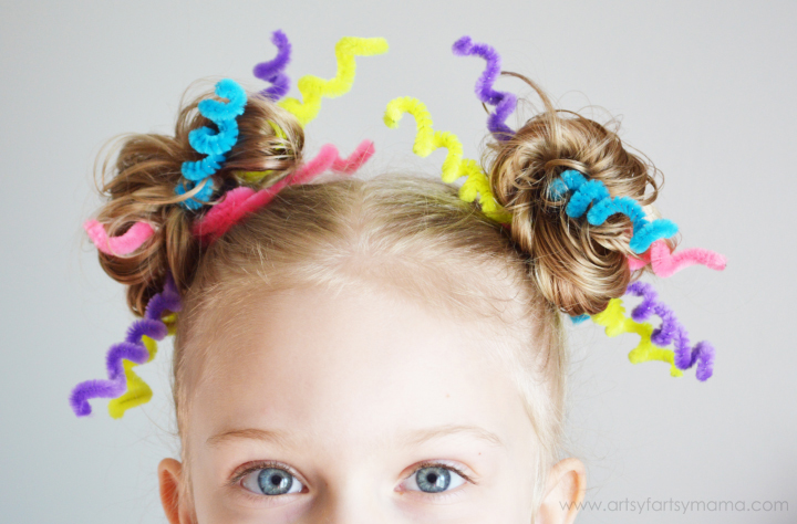 Cat Ears Using Your Own Hair | Halloween - Babes In Hairland