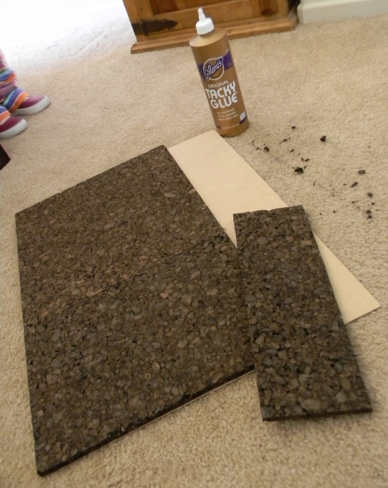 Holly s Haven Fabric Covered Cork Board Holly s Haven Fabric Covered Cork Board