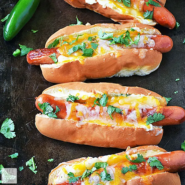 Jalapeno Popper Hot Dogs