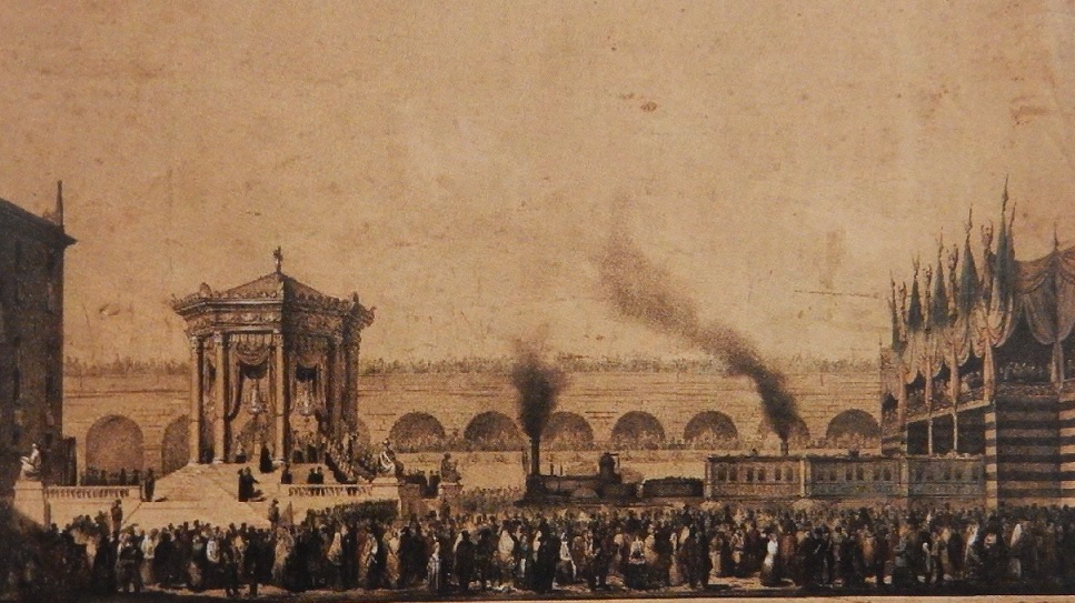 C'ERA UNA VOLTA GENOVA Inaugurazione della linea ferroviaria Torino/Genova 1854