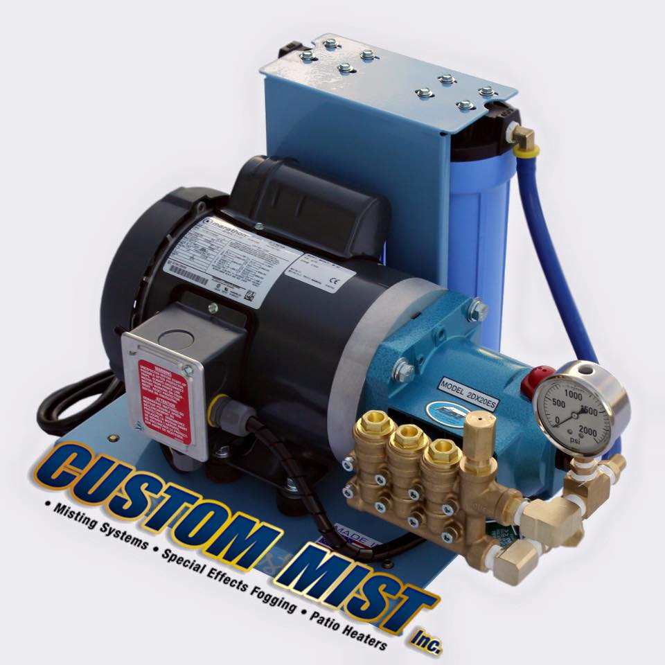 Custom Misting Systems. Misting Pumps manufactured, installed and