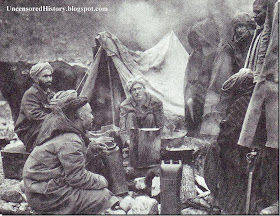 Moroccan soldiers camp Italy 1944