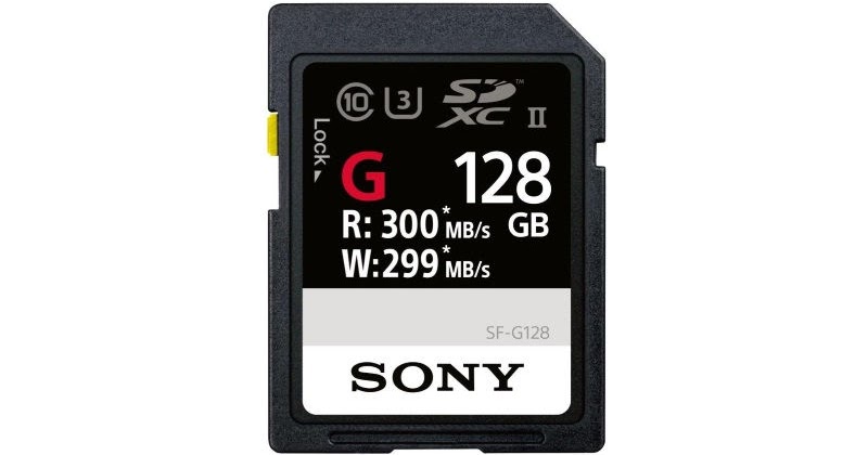 Sony Launches 'World's Fastest SD Card' With Write Speeds Up to 299MBps