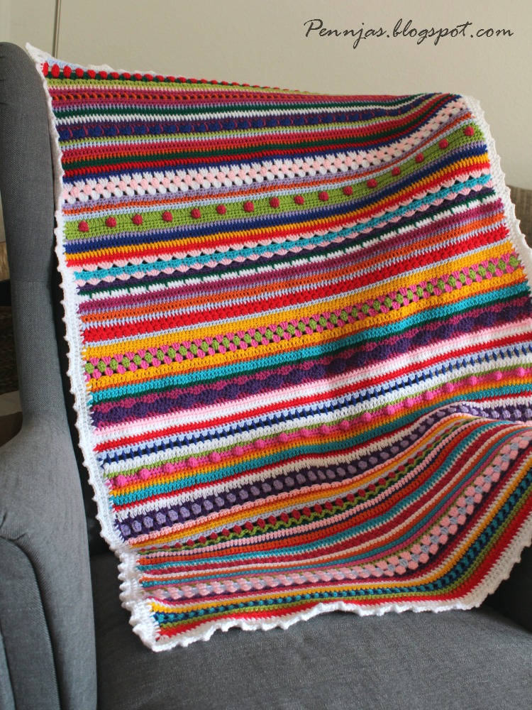 Pennjas: Babysachen #16, die Regenbogendecke Die 12 besten Bilder von Babysachen in 2017 | Baby knitting