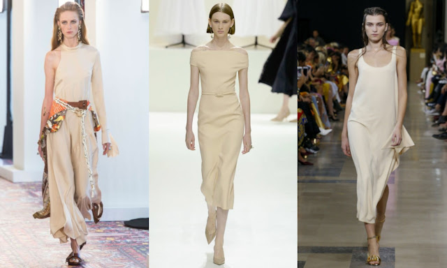nude fashion trend Chloe, Christian Dior, Rochas
