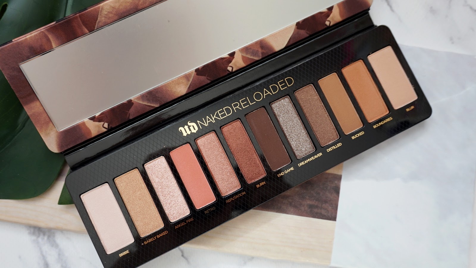 Review, Swatch & Tutorial: Urban Decay - Naked Reloaded Palette.