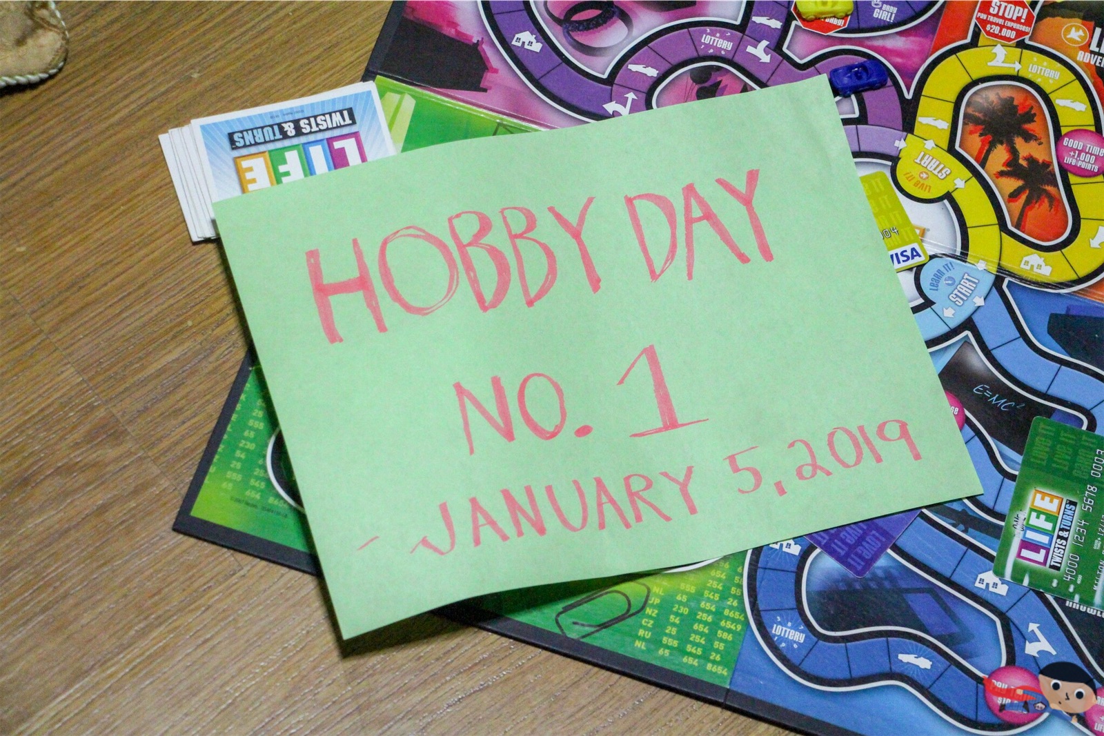 Hobby Day No. 1 Goal Setting and Board Games Wander Kid Travels a