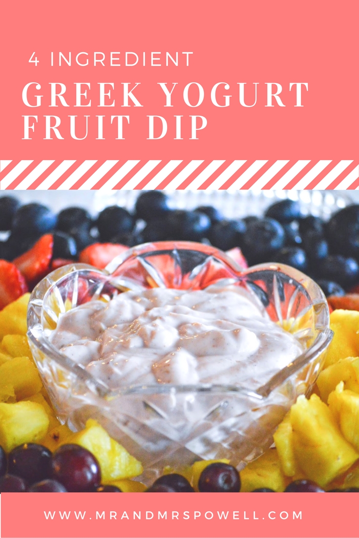 Craving Summer!? Quick and Easy 4 ingredient Greek Yogurt Fruit Dip ...