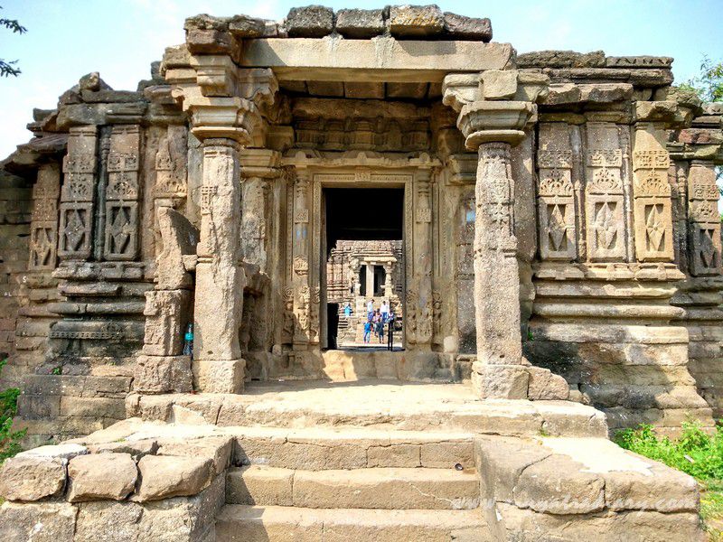 Entrance to the off beat Gondeshwar Temple in Sinnar near Nashik, Maharashtra