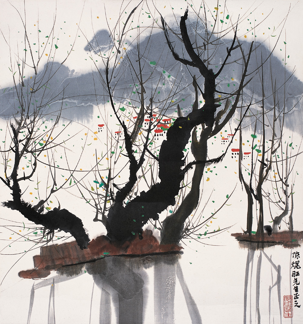 Wu Guanzhong художник картины
