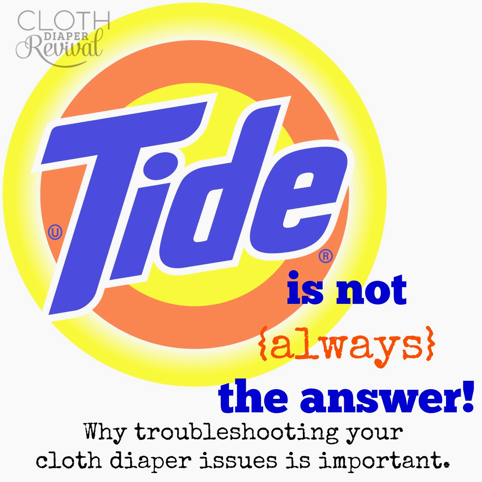 Tide and cloth diapers