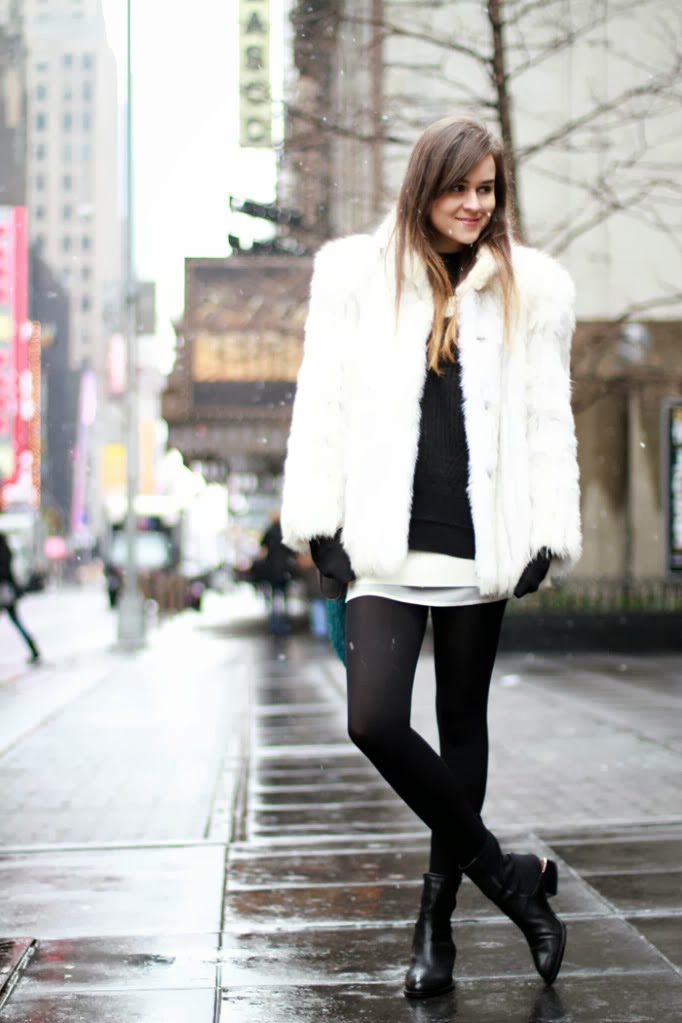 Just Smile With Style What To Wear With A Fur Coat