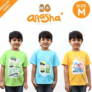 Kaos Anak Islami Anasha (Set of 3) - Putera