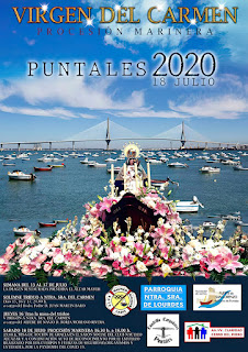 Cádiz (Puntales) - Festividad de la Virgen del Carmen 2020
