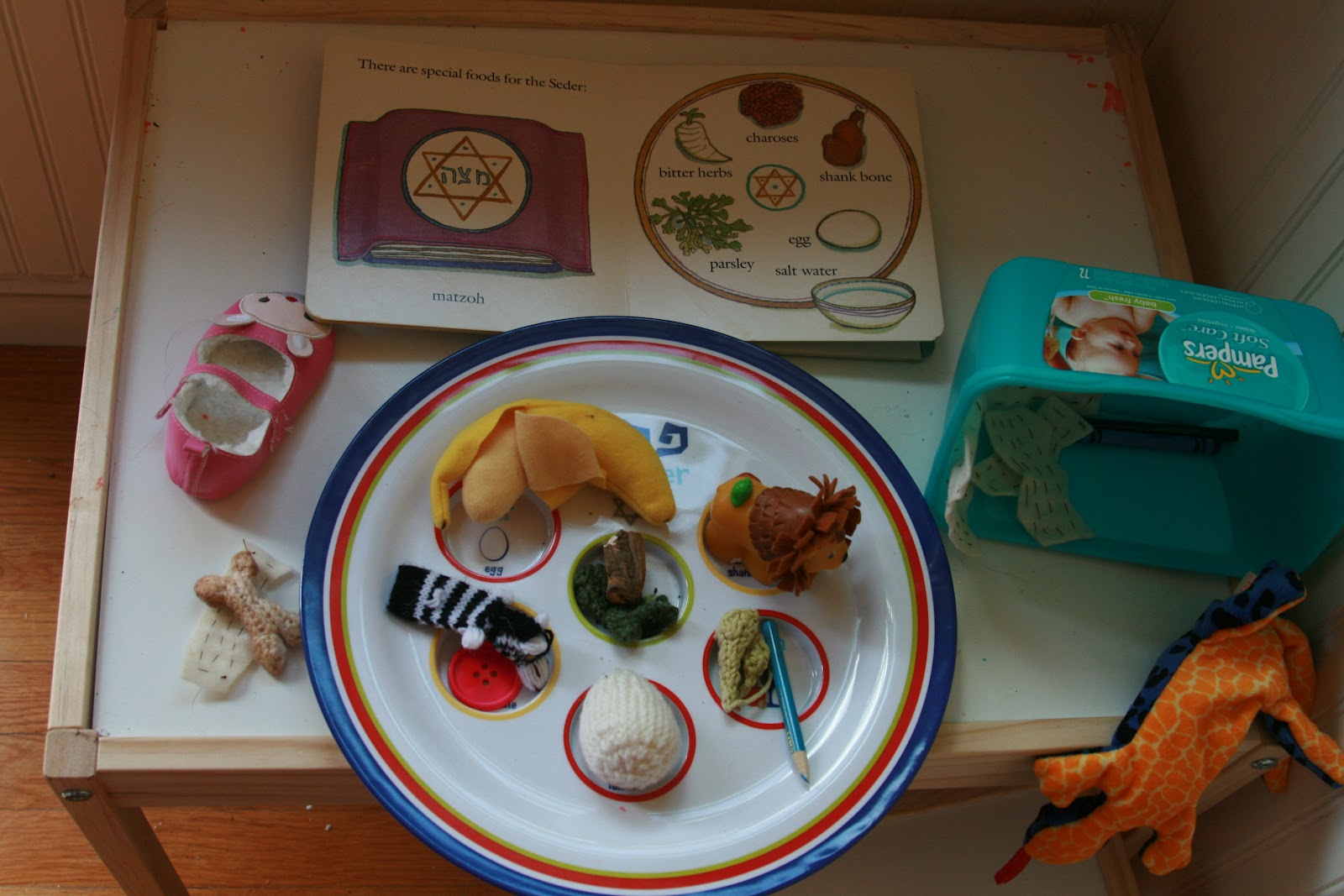 Learn, Baby, Learn! Passover Activity Seder Plate