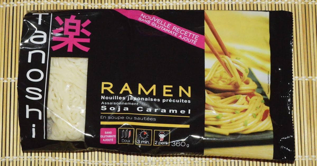 Hitsuji J'ai testé Ramen soja caramel, Tanoshi