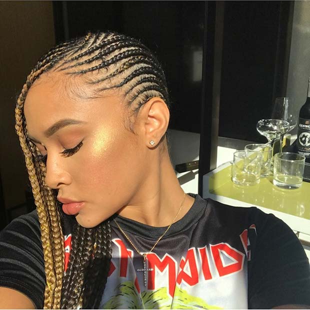 36 Latest Jumbo Lemonade Braids Hairstyles With Accessory To Copy