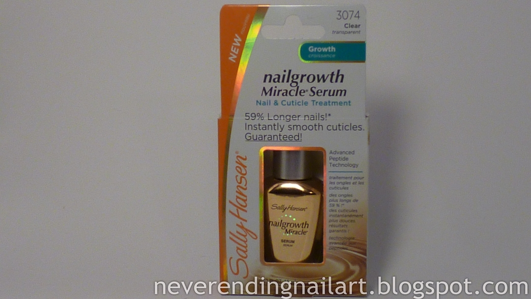 Never Ending Nail Art Sally Hansen Nail Growth Miracle Serum