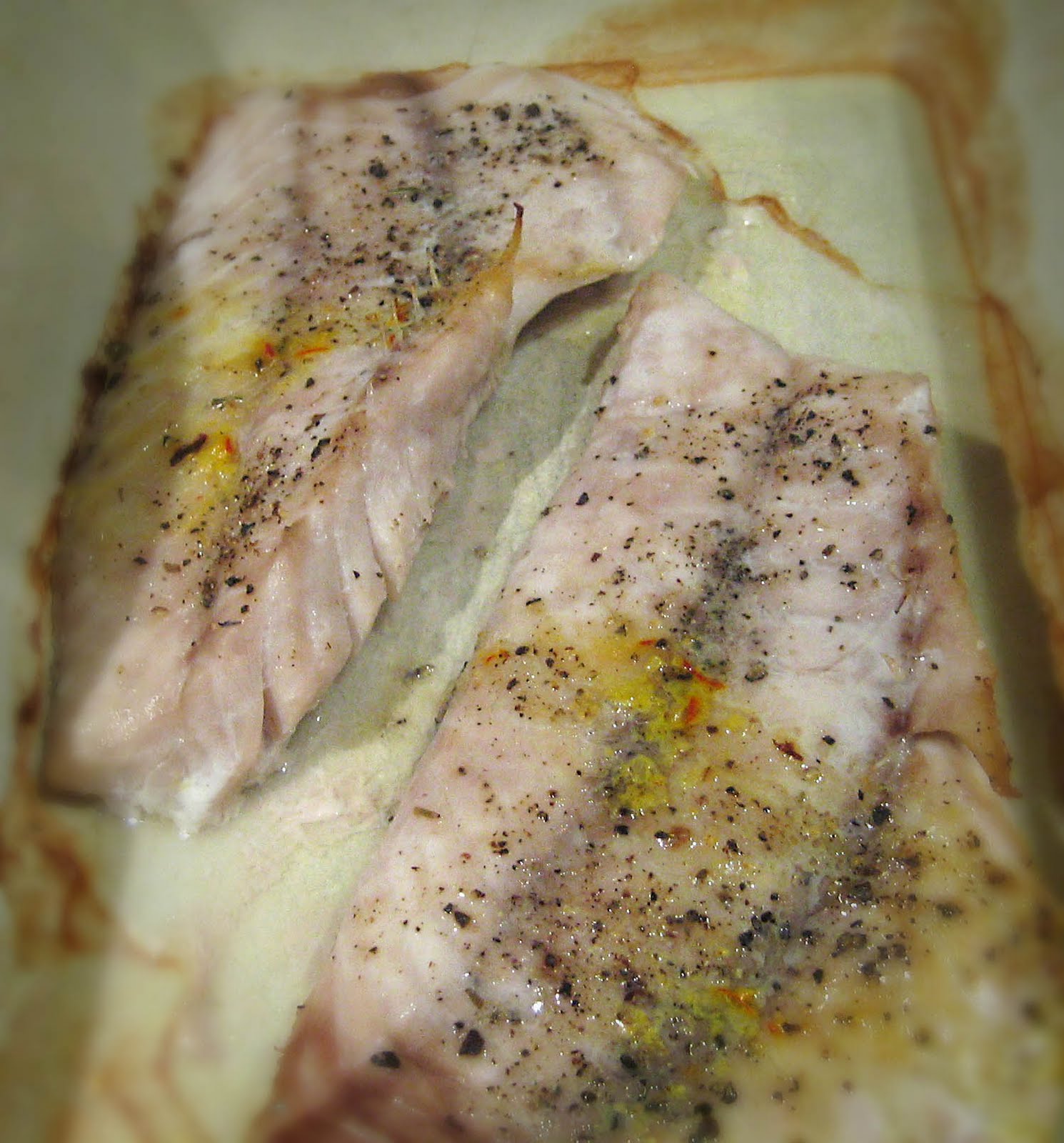 Delicious! Rockfish with white wine and prawn sauce