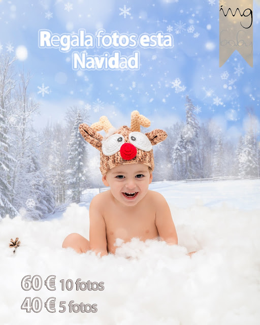 Fotografías de Navidad para niños en Granada