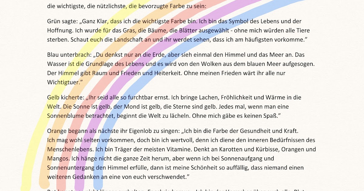 Die Geschichte Der Farben Pdf mittelschule oswald von wolkenstein: Die Geschichte vom Regenbogen