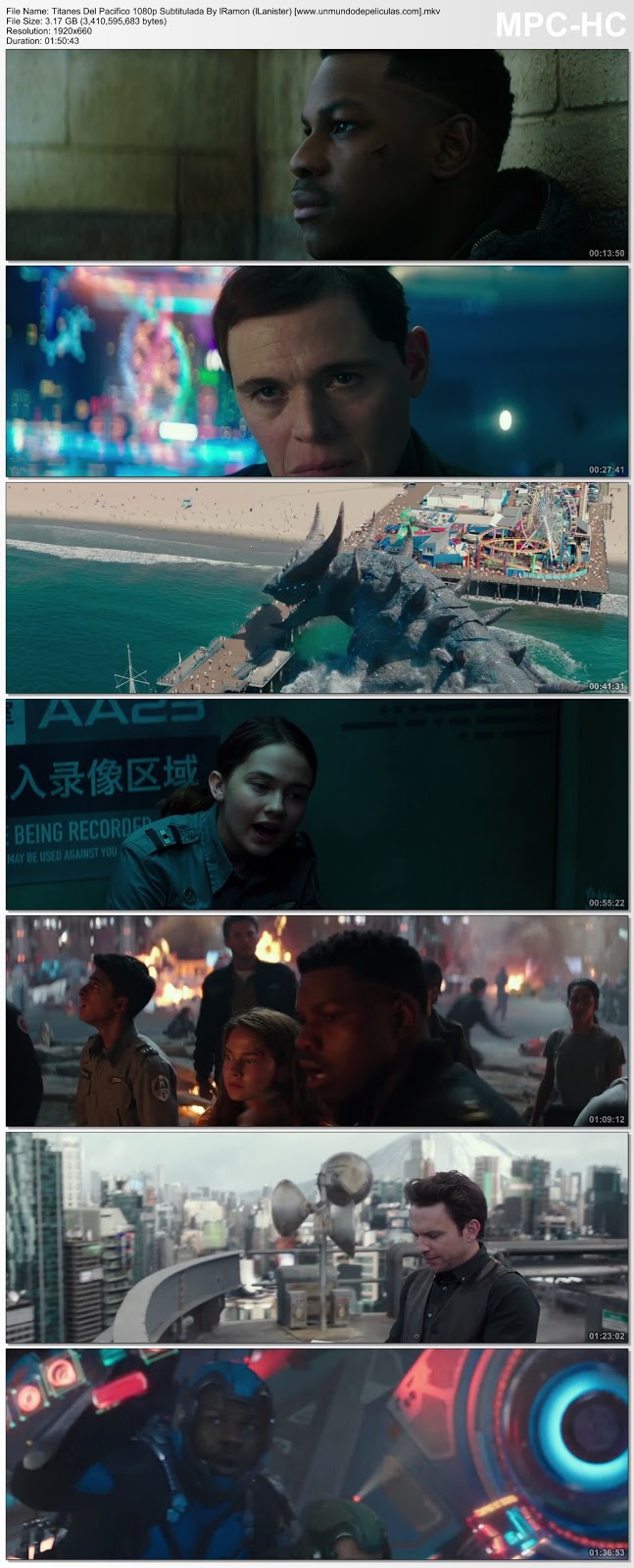 Capturas de la película.