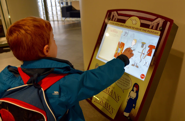Great Days Out with Northern  | Our Day Trip to Carlisle by Train - Electronic Roman dress up game at Tullie museum