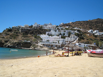 Vistas de la playa de Ios - Islas Griegas