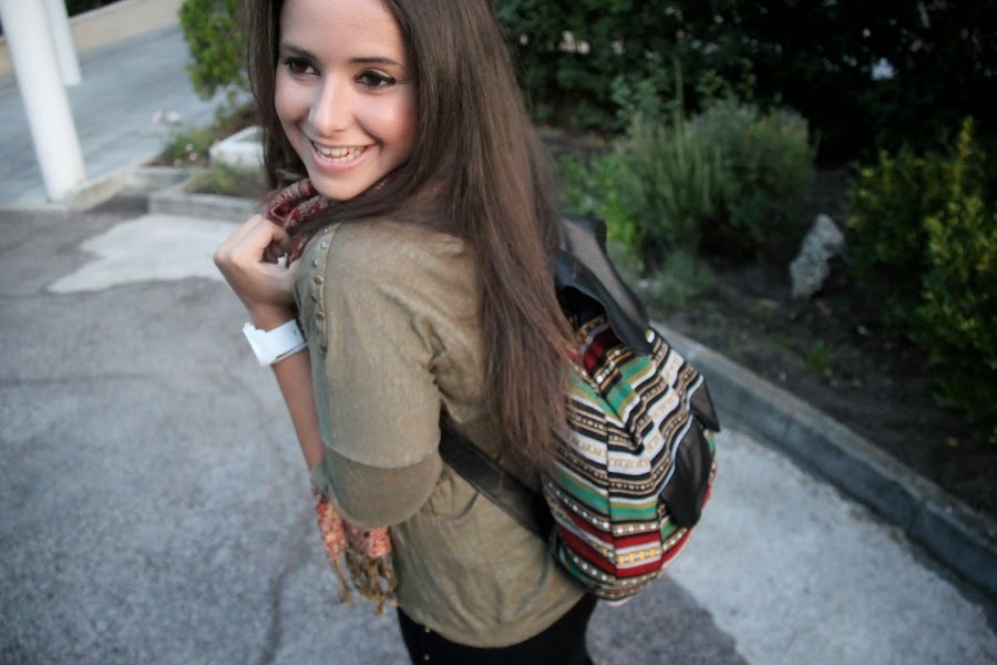 DIY Cómo hacer un bolso Mochila tipo étnico. Blog de costura y blog diy.