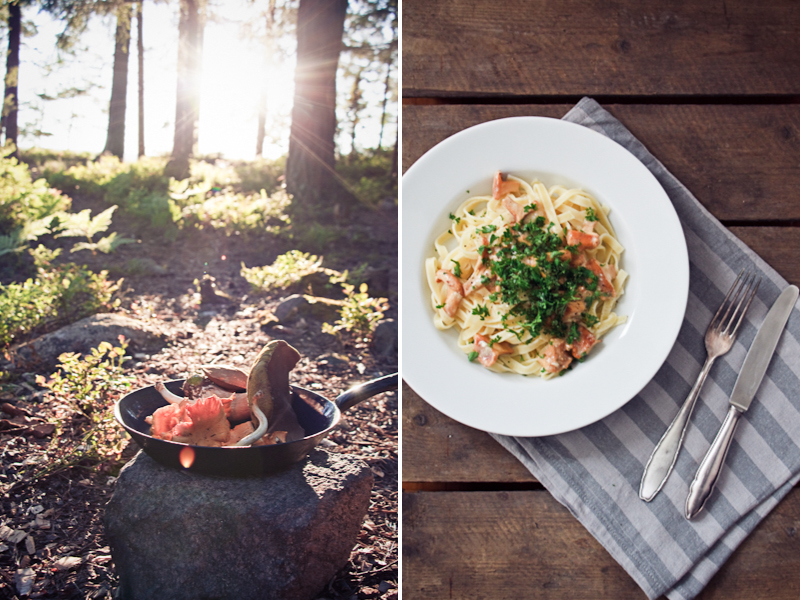 Zum Mitnehmen bitte: Feierabend-Soulfood: Tagliatelle mit Pfifferling ... Zum Mitnehmen bitte: Feierabend-Soulfood: Tagliatelle mit Pfifferling ...