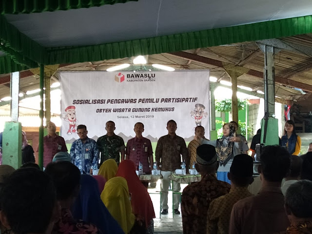 Sosialisasi Pengawasan Partisipatif di Obyek Wisata Gunung Kemukus Pada Saat Pileg/Pilpres 2019