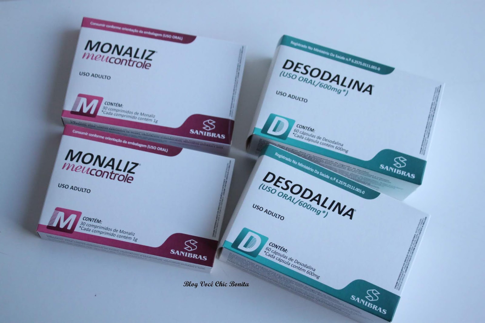 Kit inibidor de apetite + emagrecedor (Monaliz + Desodalina) - Fortão  Suplementos