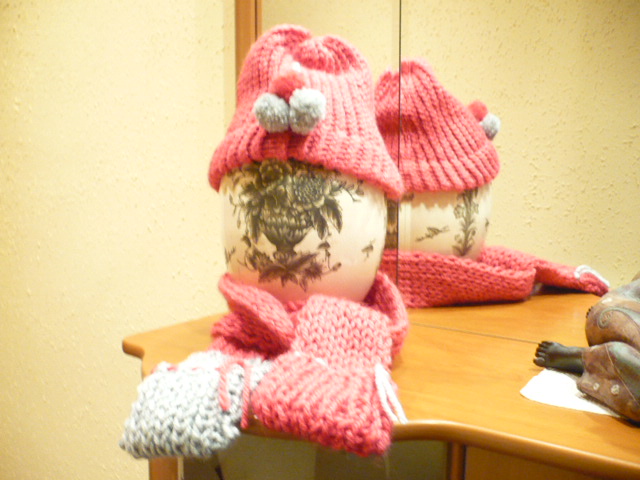 Como hacer gorros de lana, con telar circular