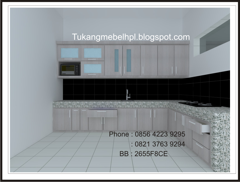 TukangMebelHPL Interior Design booth pameran kitchen  