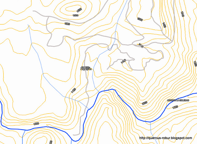 Mapa Hidrológico Arroyo La soledad (Cañón Azul Turquesa)