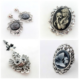 gothic jewelry handmade by celdeconail gothic jewellery
