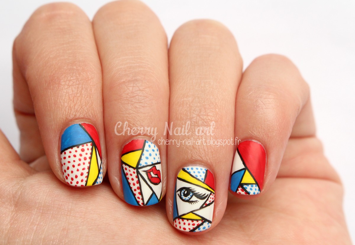 nail art pop art