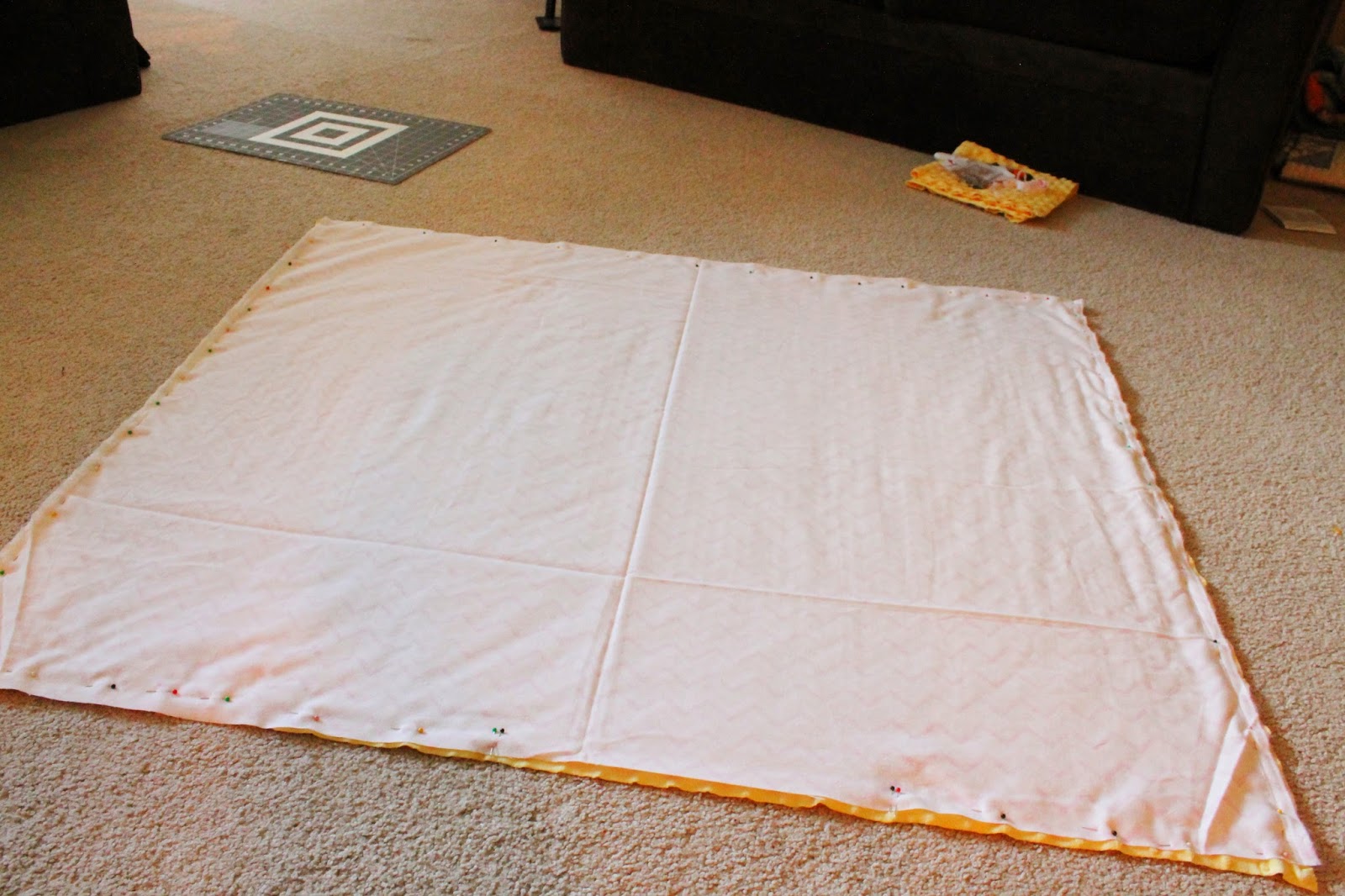 Minky Blanket Sewing Tutorial