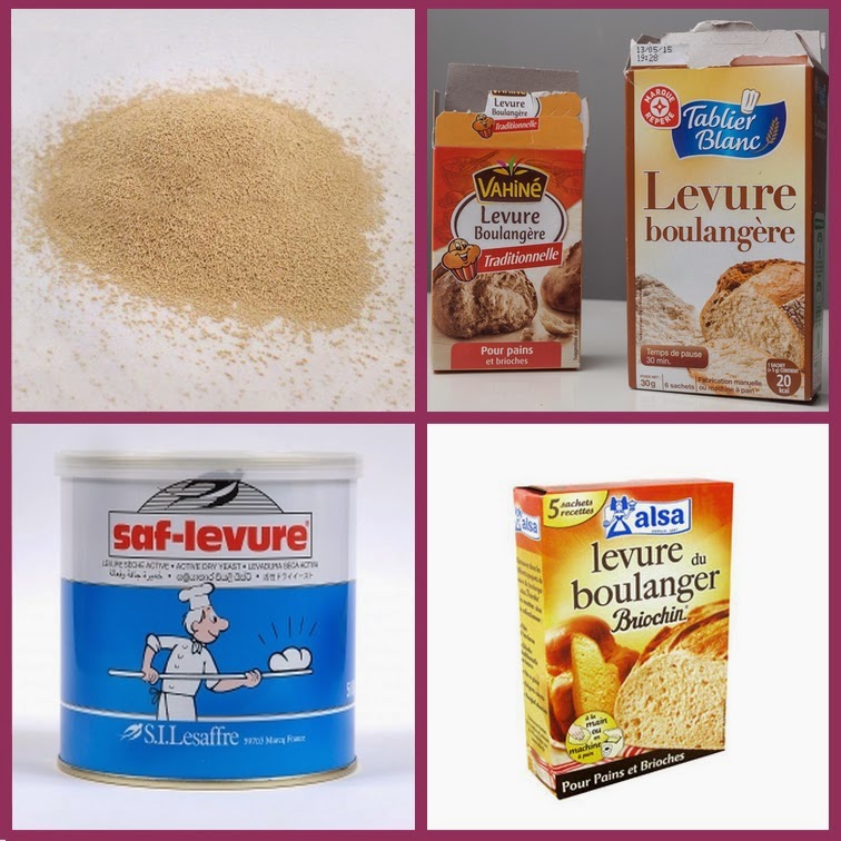 1 paquet de levure de boulanger