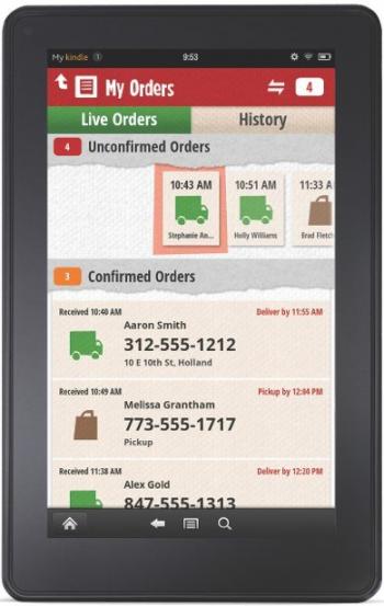 OrderHub The New Service To Order Food Using Android Tablet Google 
